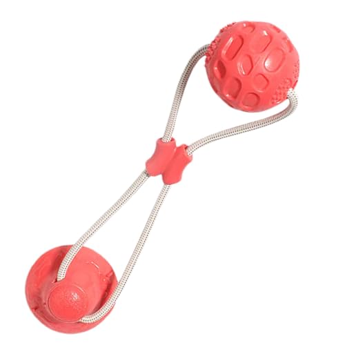 Iouyjiu Interactive Suction Cup Toy, Suction Tug Toy for Dogs, Sturdy Dog Teeth Cleaning Toys, Multifunctional Rope and Ball Dog Toys 2.95x15.75 for Dogs, Pets (Red, Green, Blue) von Iouyjiu