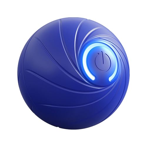 Iouyjiu Interaktiver Welpenball, Wiederaufladbares Haustierspielzeug, Automatisches Welpenspielzeug, Hunde-Rollball, Wiederaufladbarer Hundeball, Automatischer Hundeball, Rollendes Hundespielzeug von Iouyjiu