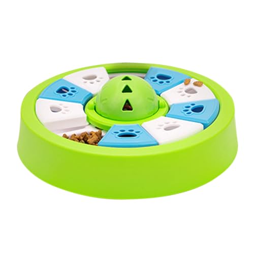 Iouyjiu Interaktives Puppy Toys, Slow Treat Dispenser, Pet Squeaky Puzzle mit mehreren Levels, Sturdy und sicherem Material für alle Breeds oder Hundegrößen, 8,74 x 2,76 Zoll von Iouyjiu