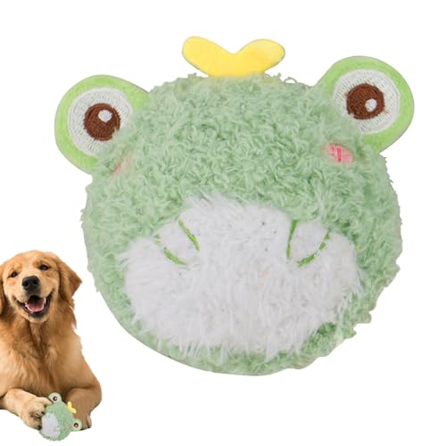 Iouyjiu Squeaky Dog Balls, Funny Animal Balls, Puppy Training Aid, Plush Dog Toy with Built in Squeaker and Long Lasting Design for Indoor or Entertainment, 1 Piece von Iouyjiu