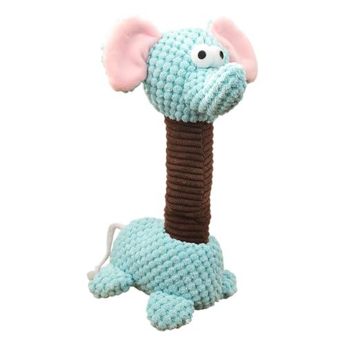 Iouyjiu Squeaky Dog Chew Toys, Soft Pet Puppy Toy, Puppy Chewing Teether, Elephant Shape Dog Toy, Plush Dog Chew Toy, Dog Training Chew Toy, Pet Supplies Chew Toy for Training and Playing von Iouyjiu