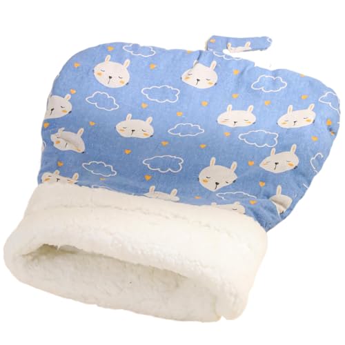 Langlebiges Schlafbett für Katzen, bequemes und warmes Bett für Haustiere, weiches Bett für kaltes Wetter, halbgeschlossenes Bett mit komfortablem Design, 33,7 x 30,8 x 5,8 cm von Iouyjiu