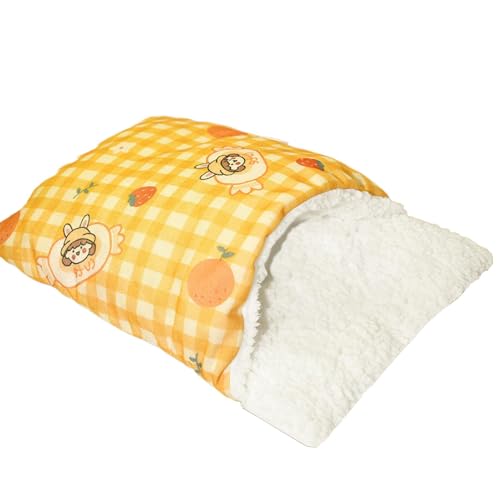 Mehrzweck-Katzenbett, Katzenbetten aus weichem Material für Hauskatzen, warme Hundebetten aus waschbarem Stoff, Plüsch-Hundebett in Slipper-Form, 18,9 x 13,39 x 1,97 Zoll, für Katzen und Hunde, 1 Pack von Iouyjiu