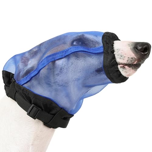 Travel Dog Muzzle, Walking Muzzle Guard, Pet Safety Accessory, Breathable Muzzle Cover, Soft Muzzle Adjustable, Small Breed Muzzle, Dog Mouth Cover for Walking, Traveling von Iouyjiu