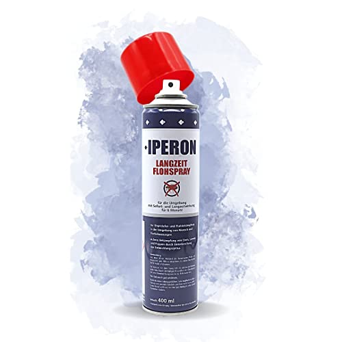 IPERON® 5 x 400 ml Langzeit Flohspray Sofort- und Langzeitwirkung 6 Monate Parasiten Flöhe von Iperon