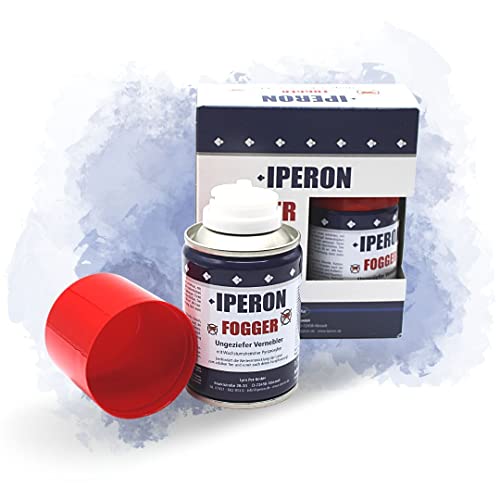 Iperon® 12 x 200 ml Fogger Doppelpack Ungeziefervernebler für 24 Räume à 30 m² Ungeziefer Flöhe von Iperon