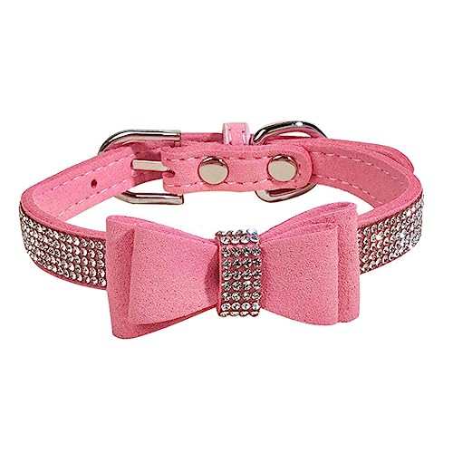 Ipetboom Luxuriöses Hundehalsband mit Strasssteinen Haustier-blumenhalsband für Kätzchen und Hunde von Ipetboom