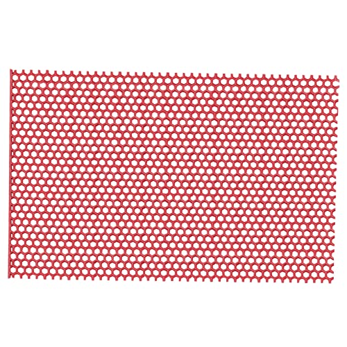 Ipetboom Fußmatte für Haustierkäfige Schnelle Entwässerung Bodenpolster für Haustierkäfige Rot 30 X 45 cm Verwenden von Ipetboom