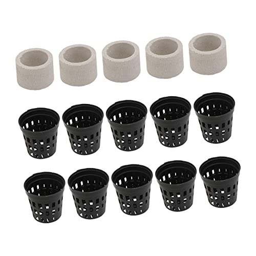 Ipetboom Atmen Ringe 15 Stücke Liefert Mesh Topf Befestigung Fix Filter Wassertank Ringe Atmen Schwarz Halter Körbe Kindergarten Aquatische Medien Eimer Fixator Aquarium Zubeh?r von Ipetboom