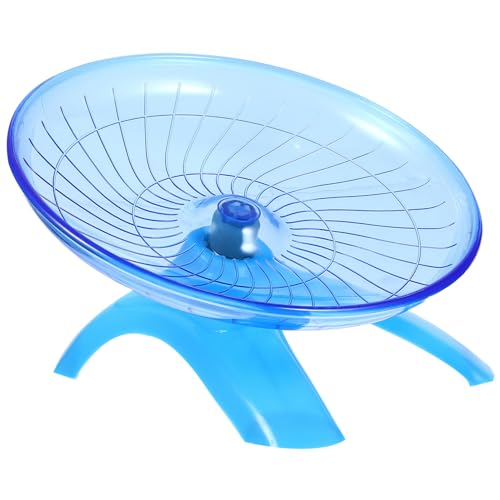 Ipetboom Tierspielzeug 1Stk Hamster UFO Laufrad Guinea Rad Hamster Übung Untertasse Spielzeuge Laufbänder Spielzeug Laufband Laufendes Spielzeug für Haustiere Eichhörnchen Frisbeescheibe von Ipetboom