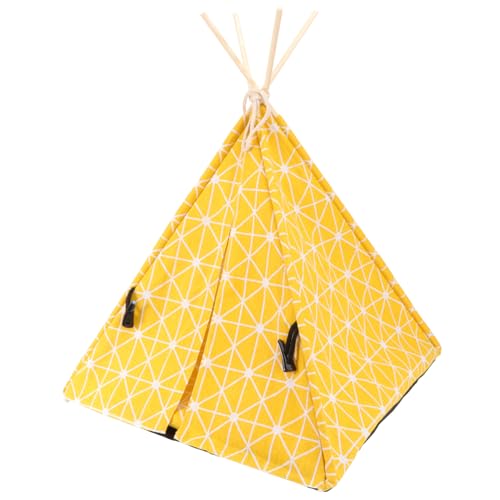 Ipetboom 1Stk Haustierzelt Kissen für Haustiere zusammenklappbares katzenhaus Katzenhöhle pet Teepee katzenhaus aus Holz hundebett Haustierhausbett Haustier warmes von Ipetboom