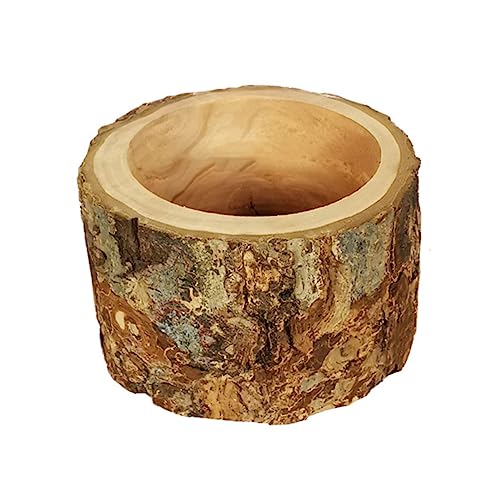 Ipetboom Holzspielzeug 1Stk Holz-Futter Becken für Haustiere Reptilienspielzeug tierisches Spielzeug hamsterzubehör Hamster zubehör Spielzeuge Kaninchenspielzeug Futternapf für Haustiere von Ipetboom