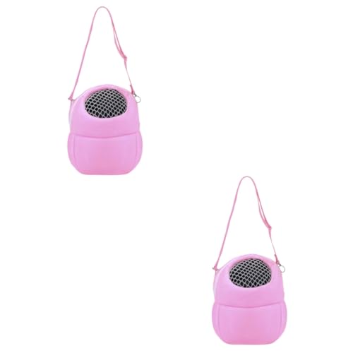 Ipetboom 2 Stücke Tier Tragetasche Plüsch Pet Crossbody Tasche Bequem Für Hamster Pet Supplies von Ipetboom