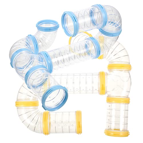 Ipetboom DIY-Kits 2 Sätze Hamster-Röhren-Kit Hamsterspaß Hamstertunnelröhren Rohr Spielzeuge Röhrenspielzeug für kleine Tiere Hamsterkäfig DIY Tunnel Sport Zubehör Haustierkäfig Pipeline von Ipetboom