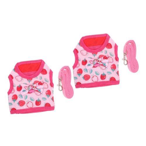 Ipetboom Outdoor-Bekleidung 2 Sätze Hasenkleidung Kaninchen-Urlaubsoutfits Anti-Flucht-Hasenleine Laufseil für kleine Tiere verstellbare Kaninchenleine Kätzchen Jacke Gürtel Polyester Ipetboom Outdoor-Bekleidung 2 Sätze Hasenkleidung Kaninchen-Urlaubsoutfits Anti-Flucht-Hasenleine Laufseil für kleine Tiere verstellbare Kaninchenleine Kätzchen Jacke Gürtel Polyester von Ipetboom