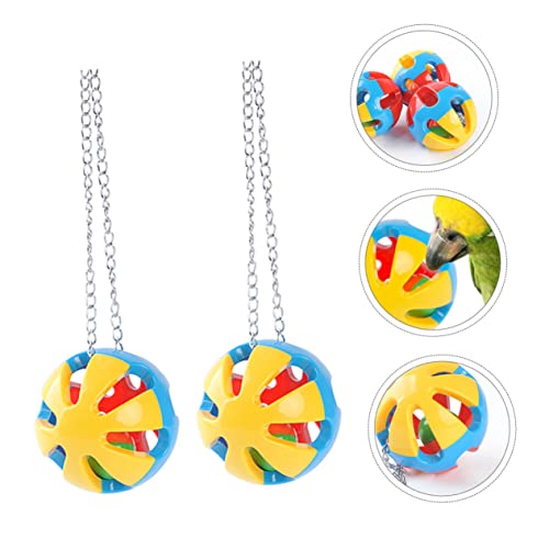 Ipetboom Gehirn Spielzeug 2 Stücke Durchmesser Conures Schwingwiderstand Papageienfutter Mittel Conurediameter cm Sittiche Futtersuche Nymphensittiche Kaukäfig Spielzeug von Ipetboom