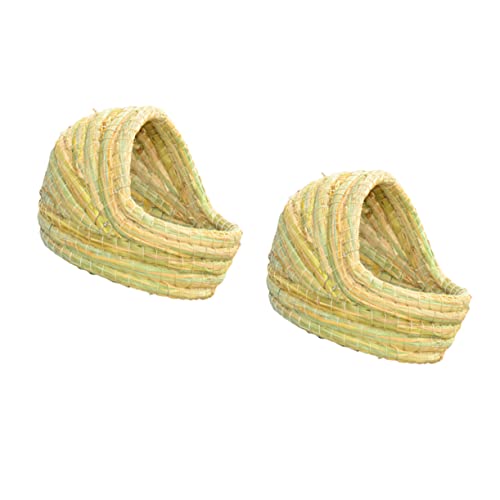 Ipetboom 2pcs Mini Gemütliche Guinea Pig Braid Höhle Nicht Für Hamster Sauber von Ipetboom