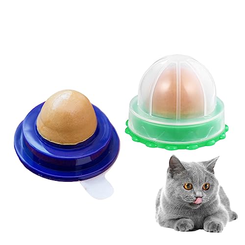 Ipetboom 2St Spielzeug für Katzen Haustier Candy Ball Katze nipp Spielzeuge Katze-Minze-Kugeln Katze leckt Süßigkeiten Kätzchen Katzenbonbons Spielzeugkatze Katzenminze Bälle Süssigkeit von Ipetboom