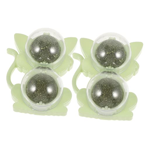 Ipetboom Bälle für Hauskatzen 2er-Pack Beißspielzeug für Kätzchen Katzen-backenzahnspielzeug Interaktives Spielzeug Minz-katzenspielzeug Ipetboom Bälle für Hauskatzen 2er-Pack Beißspielzeug für Kätzchen Katzen-backenzahnspielzeug Interaktives Spielzeug Minz-katzenspielzeug von Ipetboom