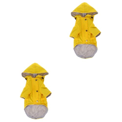 Ipetboom 2St Regenmantel für Haustiere hundekostüm Hunde kostüm Regenbekleidung für Haustiere Haustierkleidung wimperntusche wasserdichter Poncho Haustierzubehör Kleiner von Ipetboom