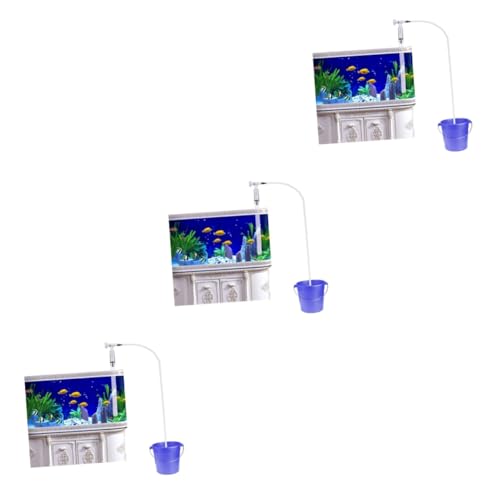 Ipetboom 3St Wasserwechsler für Aquarium Siphon für Aquarien Staubsauger Dschungelzweig Aquariumreiniger waschsauger Siphonreiniger für Aquarien Waschmittel magnetische Bürste Kies von Ipetboom