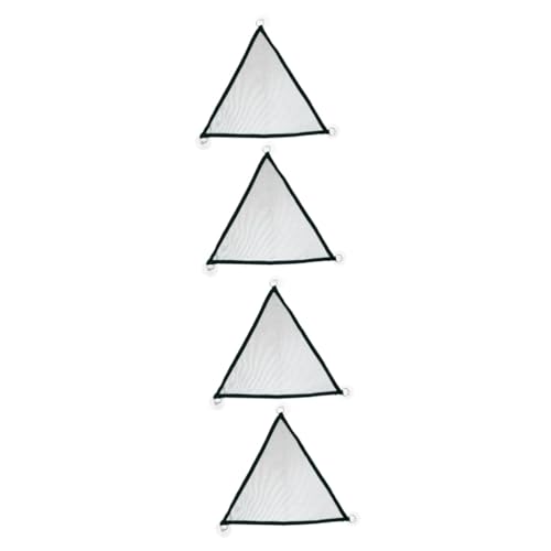 Ipetboom 4 Stück Reptilien-hängematte Eidechsenbecken Bartagame Leiter Hängematte Dreieck-hängematte Reptilienversteck Reptilienbecken Eidechsen-hängebett Haustier Mesh-oberfläche Spielzeug von Ipetboom