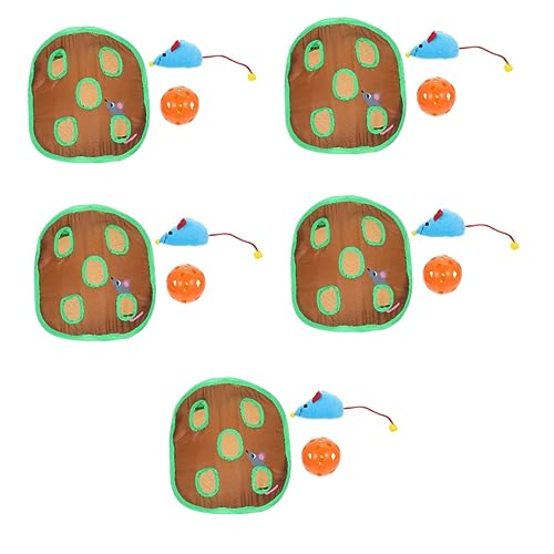 Ipetboom 5 Sätze Katzen Spielzeug Löcher Katzenspielzeug Plüschtiere Lernspielzeug Spielzeuge Katzentunnel im interessantes Katzenspielzeug lustige Löcher von Ipetboom