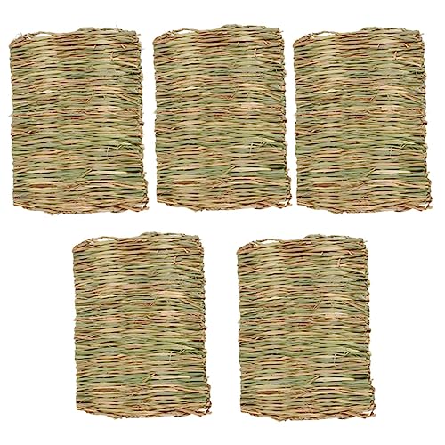 Ipetboom Grass Bunny Mat Woven Pet Bettwäsche für Kaninchen Meerschweinchen Hamster Bequem Geruch- von Ipetboom