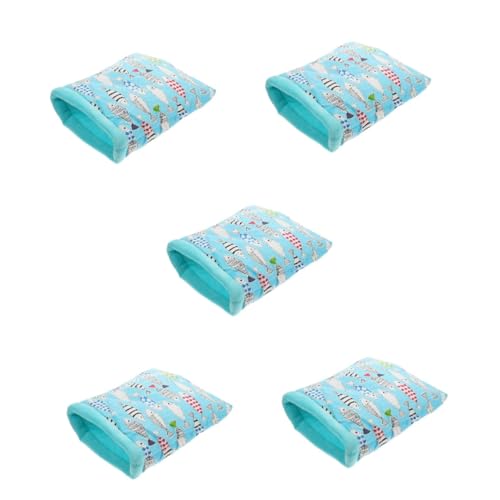 Ipetboom 5st Schlafsack Für Hamster Weihnachtshamster Bett Für Hamster Kleiner Warmer Beutel Für Haustiere Kaninchenzubehör Hamster Winterbett Hamsterhausbett Chinchilla Haustiernest Samt von Ipetboom