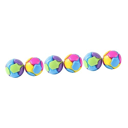 Ipetboom 6 STK Backenzaun-Ball Für Haustiere Spielzeuge Kauball Haustierspielzeug Beißball Für Haustiere Interaktive Gummibälle Hundebälle Hundespielzeug TPR Weichkleber Kauen Spielzeugball von Ipetboom