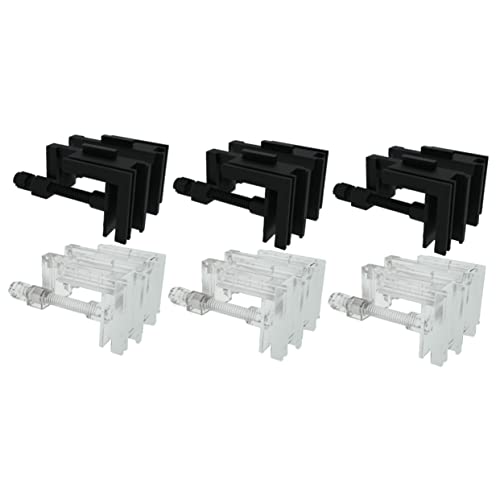 Ipetboom 6 STK Sicherungsclip Befestigte Clips Für Aquarien Halter Für Filterwasserpfeife Filterwasserleitungsclip Aquarienschlauchhalter Standheizung Rohrfixierer Aquarium Acryl Wasserrohr von Ipetboom