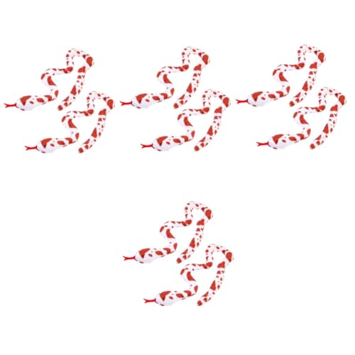Ipetboom 8 STK Katzenminze-Schlange Haustier Katzenminze-Spielzeug Kätzchen Katzenminze Spielzeug Baby Puppe Spielzeug Kätzchenspielzeug Spielzeug Für Kätzchen Hund Nippt Plüsch Kauen von Ipetboom