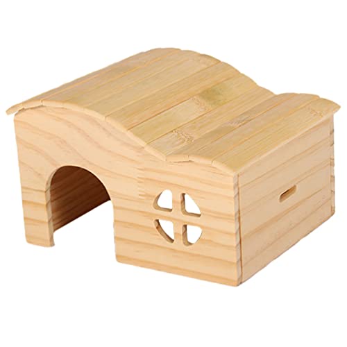 Ipetboom Hamster Cage Hamsterhaus Hamster Habitat Meerschweinehöhne Humber Hamster Habitat Holzhaus Ratte Spielzeug Hamsterversteck Hamsterspielzeug von Ipetboom