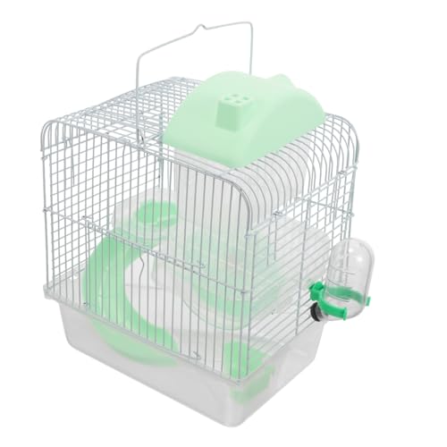 Ipetboom Hamster Hamsterkäfig Hamsterhaus Lebensraum Für Hamsterburg Spielzeug Kleiner Haustierkäfig Großer Rattenkäfig Mäusekäfig Für Hausmäuse Doppelstockkäfig Kristall Meerschweinchen von Ipetboom