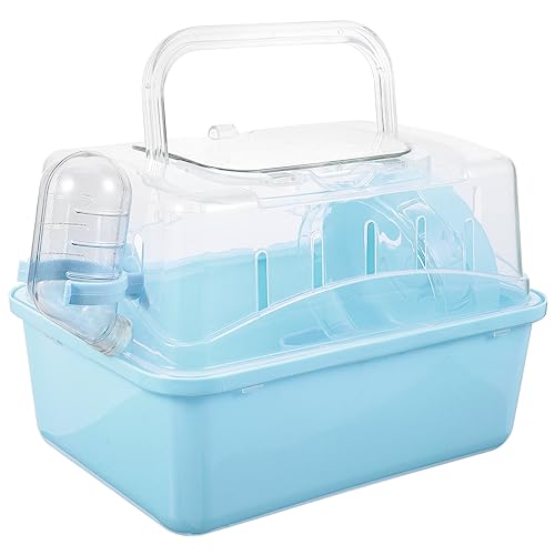 Ipetboom Hamsterkäfig Kleine Behälter Klarer Behälter Kleiner Ständer Outdoor Käfig Klar Ständer Kleine Haustier Tragetasche Kleine Haustier Container Reise Vollständig Transparent Hamsterhaus von Ipetboom