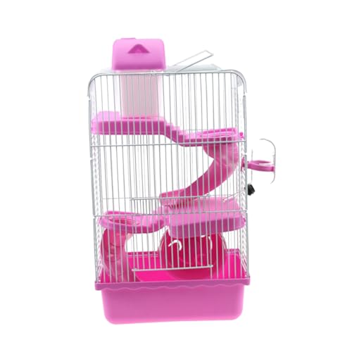 Ipetboom Luxus-Villa-käfig für Hamster 21 X 27 X 45 cm Tragbare Auslaufsichere Wasserflasche von Ipetboom