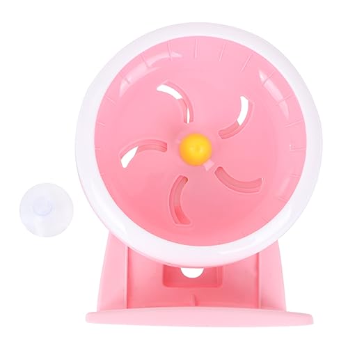 Ipetboom Spielzeuge Laufrad Sandbad für Hamster Hamster-Hängematte stilles Hamsterrad Spielzeug kleines Haustier Igel Rosa Laufrad Für Hamster von Ipetboom