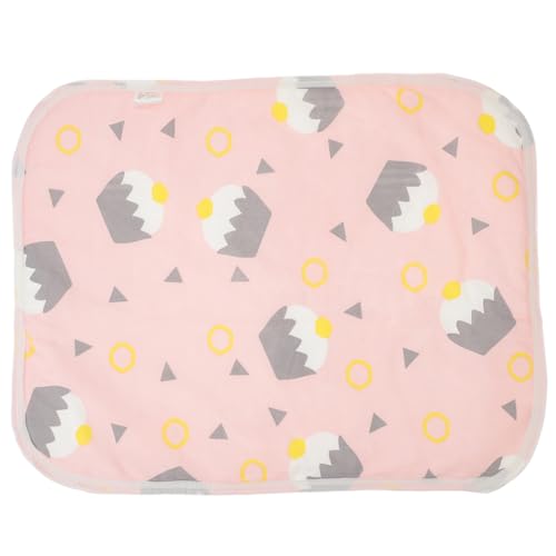 Ipetboom Babywindeln Trainingspads Für Hamster Trainingsunterlage Für Hamster Kaninchen-trainingspads Waschbare Einlagen Hamster-PIPI-Pads Welpe Rosa Matte Polyesterfaser Haustier Baby von Ipetboom