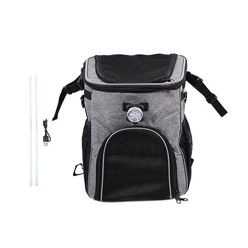 Ipetboom Haustiertasche pet Backpack pet Tasche Haustierträger Fahrradkorb für Haustiere Fahrrad Haustierkorb klein Fahrradständer Hundekäfig Haustierkäfig Fahrradtasche Polyester von Ipetboom