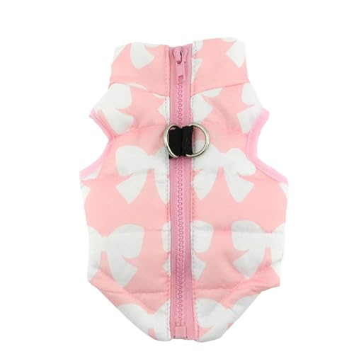 Ipetboom Hund Jacke Haustier Hund Hund Warm Haustier Mantel Haustier Kleidung Hund Haustier Liefert für Hund Haustier Größe S Rosa Winter Weste von Ipetboom