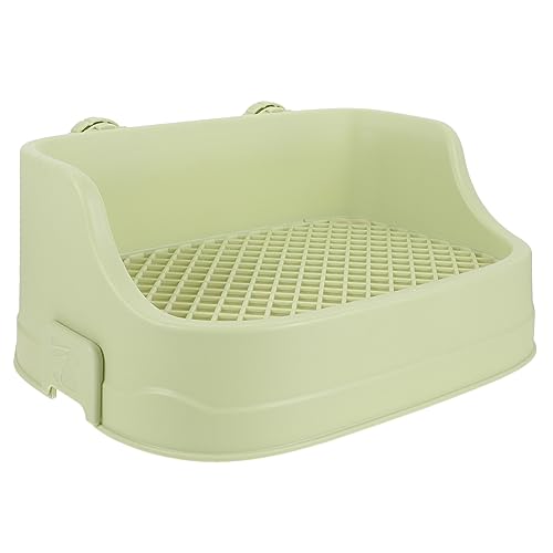 Ipetboom Kasten Haustier Töpfchen Betttablett für Katzentoilette für Kaninchen Hamster Kleintier-Toilette, Haustier-Kaninchen-Badezimmer Haustier-Toiletten-Töpfchen-Trainer Haushalt Hase von Ipetboom