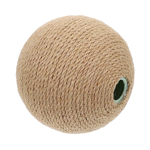 Ipetboom Katze Fangball Cat Scratcher Teppich Sisal Scratch Pad. Katzen kratzball Katzen kratzkugel cat Toy Spielzeug Zubehör zum Spielen von Haustieren Kugelkratzer für Katzen kugelförmig von Ipetboom