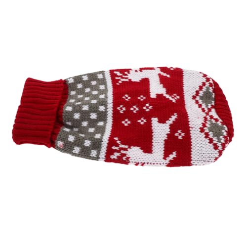 Weihnachten-Haustier-Pullover Weihnachtsweste Für Hunde Katzen-weihnachtskostüm Katzen-Weihnachtspullover Welpenweste Dekor Weihnachts-haustierkostüm Mäntel Winter Kleid Wollacryl von Ipetboom