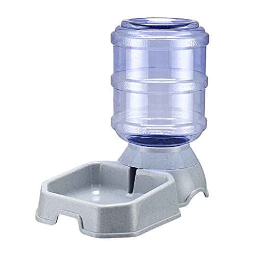 Automatischer Haustier-Wasserspender 3,8 l Schwerkraft-Hundekatzen-Wasserspender Automatische Wasserfütterungsschüssel für kleine mittelgroße Hunde Katzen von Irfora