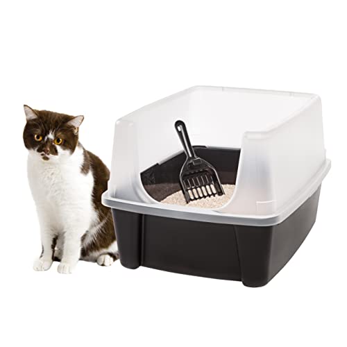 Reinigen Pet Cat Kitty Oben offen groß Katzen Katzentoilette mit Schild und Schaufel NEU. von Iris USA, Inc. von Iris Ohyama