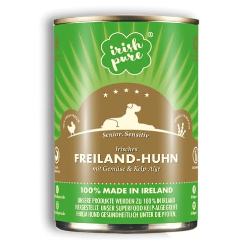 Irish Pure Premium Senior Nassfutter Freiland-Huhn (Einzeldose)… von Irish Pure