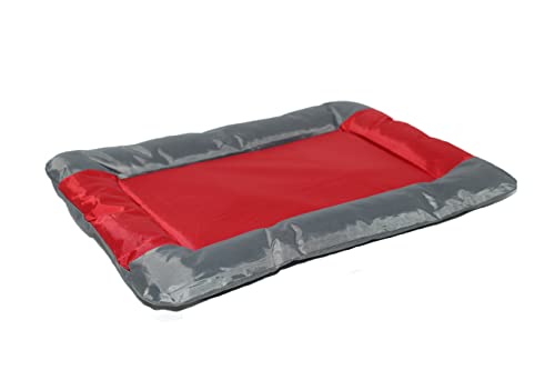 Wasserfeste Matte für Haustiere, 55 x 38 cm, Rot von Italian Bed Linen