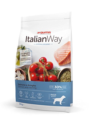 Italian Way Hypoallergenes Hundefutter Lachs und Hering - Erwachsene - Medium - 12 kg von ItalianWay