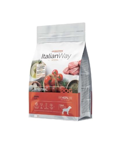 ItalianWay Intestinal Sensitive mit Schwein und Vollkornerbsen für ausgewachsene Hunde, Medium/Maxi, 12 kg von ItalianWay