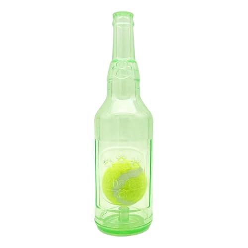 Itkcozcg Pet Chew Toy Teething Toy Wine Bottle Toy with Tennis Molar Pet Chew for Tething Toy Reward Molar Toy for Puppy von Itkcozcg